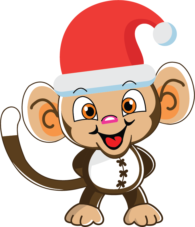 MArty with santa hat