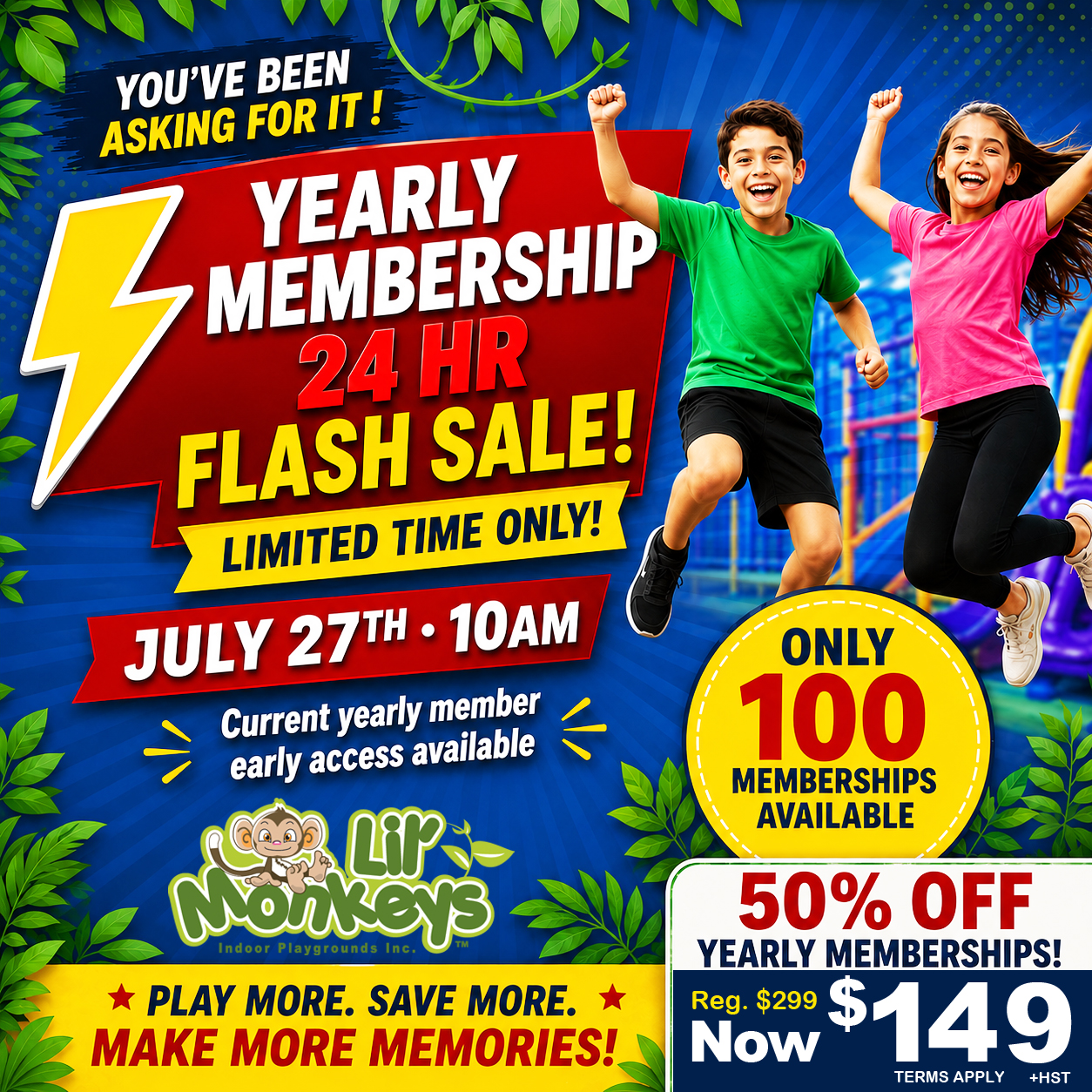 flash yearly member sale brighter